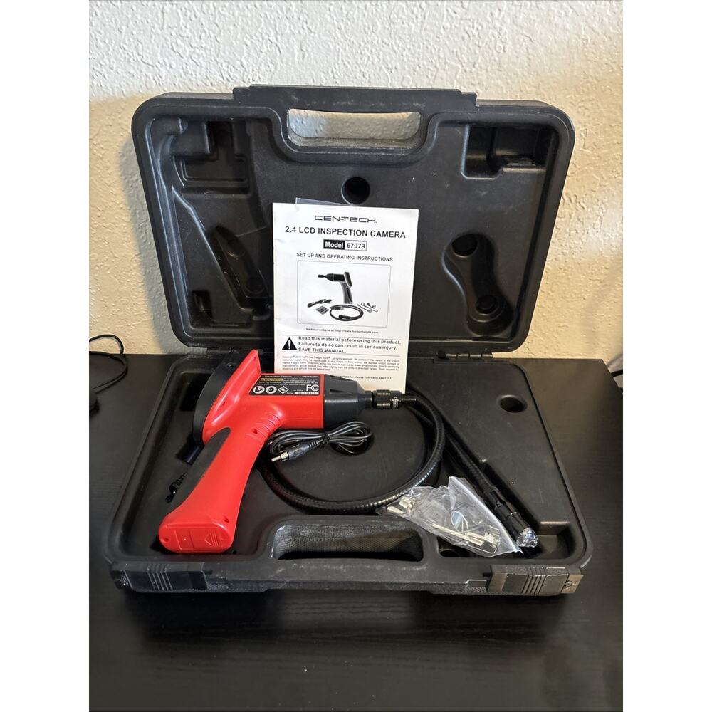 Cen-Tech 2.4" LCD Inspection Camera (Model 67979) Untested